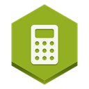 calculator YellowGreen icon