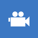video, my video, Apps SteelBlue icon