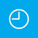 Clock DeepSkyBlue icon