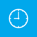 Clock, Alt DeepSkyBlue icon