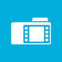 video, Folder DarkTurquoise icon