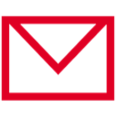 Alt, mail Crimson icon