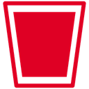 Full, recycle, Bin, Alt Crimson icon