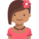 profile, young, user, Avatar, kid, people, Child, Girl Black icon