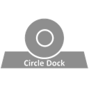 Circle, Dock Gray icon