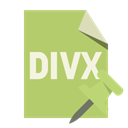 Divx, File, push, pin, Format DarkKhaki icon