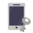 phone, Key DarkSlateGray icon