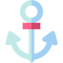 navy, tattoo, Tools And Utensils, sail, Anchor, sailing, Anchors Black icon