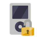 ipod, open, Lock Silver icon