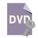 Dvd, Key, Format, File LightSlateGray icon
