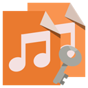 Key, File, Audio, type Chocolate icon
