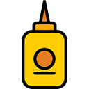 liquid, Tools And Utensils, Bottle, Glue Black icon
