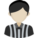Avatar, referee, Sports And Competition, athletic, Sporty, people DarkSlateGray icon