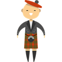 people, scotch, Scotland, traditional, Culture, Ethnic Black icon