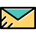 Business And Finance, envelope, Message, interface, Email, mail, Note Khaki icon