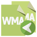 Wma, Format, Left, File DarkKhaki icon