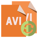 refresh, Format, File, Avi Chocolate icon