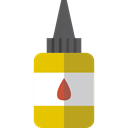 liquid, Bottle, Glue, Tools And Utensils Black icon