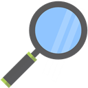 study, research, education, zoom, Tools And Utensils, search, magnifying glass Black icon
