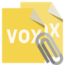 File, Attachment, Format, vox SandyBrown icon