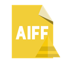 File, Aiff, Format, pyramid Goldenrod icon