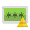 pyramid, password YellowGreen icon
