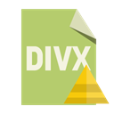 Format, pyramid, File, Divx DarkKhaki icon