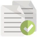 checkmark, document Linen icon