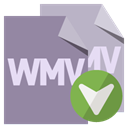 Wmv, File, Format, Down LightSlateGray icon