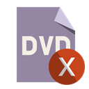 Dvd, File, cross, Format LightSlateGray icon