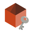 Box, Key Black icon