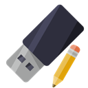 pencil, drive, Pen DarkSlateGray icon