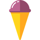 food, Summertime, summer, sweet, Dessert, Ice cream Black icon