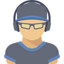 Sporty, Sports And Competition, Avatar, people, athletic, Shooter DimGray icon