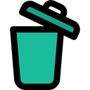 Bin, Tools And Utensils, delete, Can, Trash, Multimedia Option, interface, recycling, Garbage, miscellaneous Black icon