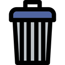 Bin, Garbage, Can, Trash, interface, miscellaneous, Basket, Tools And Utensils Black icon