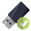 checkmark, drive, Pen DarkSlateGray icon