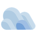 Cloud LightSteelBlue icon