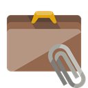 Attachment, Briefcase RosyBrown icon