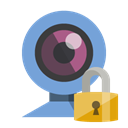 Lock, Webcam CornflowerBlue icon