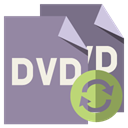 refresh, File, Dvd, Format LightSlateGray icon