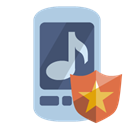 ringtone, shield LightSteelBlue icon