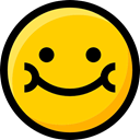 emoticons, smile, feelings, faces, Emoji, Smileys, interface, Ideogram Gold icon