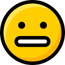 emoticons, Ideogram, feelings, faces, interface, Smileys, Emoji, surprised Gold icon
