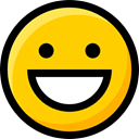 emoticons, feelings, faces, Smileys, Ideogram, interface, Emoji, happy Gold icon