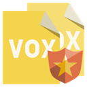 Format, shield, vox, File SandyBrown icon
