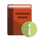 Book, Info SaddleBrown icon