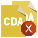 cross, Format, File, Cda Goldenrod icon