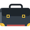 Business, suitcase, travel, Briefcase, Bag, portfolio DarkSlateGray icon