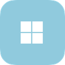 window SkyBlue icon